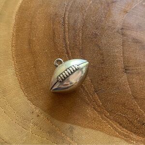 RETIRED James Avery Football charm, sterling silver 🏈